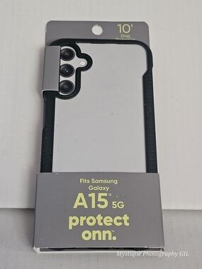 On Running Slim Protective Case for Samsung Galaxy A15 5G - White & Black